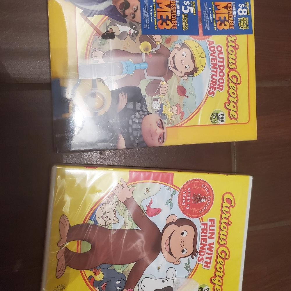 Curious George 2 new sealed dvd movies